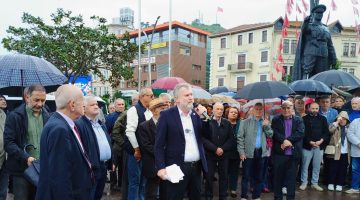 GİRESUN’DA ÖZGÜR BASIN İÇİN ATATÜRK MEYDANI’NDA BULUŞTULAR!
