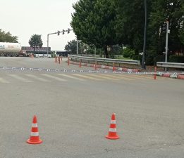 BULANCAK’TA İSKELE IŞIKLAR KAVŞAĞI TRAFİĞE KAPATILDI!
