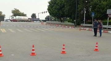 BULANCAK’TA İSKELE IŞIKLAR KAVŞAĞI TRAFİĞE KAPATILDI!
