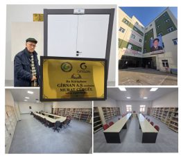 GİRSAN A.Ş.’DEN KADİR KARABAŞ UYMYO’YA DEV DESTEK: KÜTÜPHANE